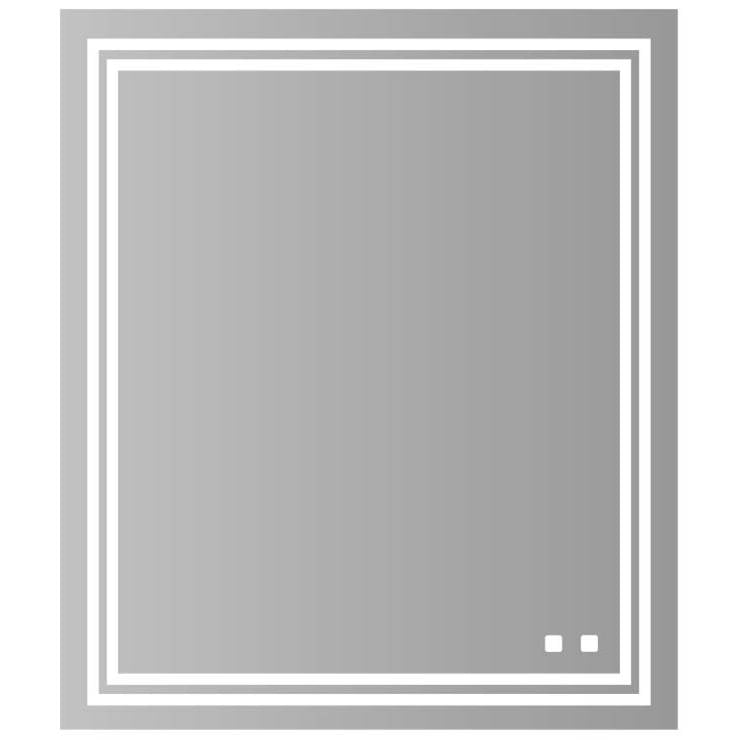 Madeli - Madeli Zen Lighted Slique Mirror, 42'' x 30'' x 7/8'', Rectangular, 2700/4000K Temperature, Deffoger, Dimmable