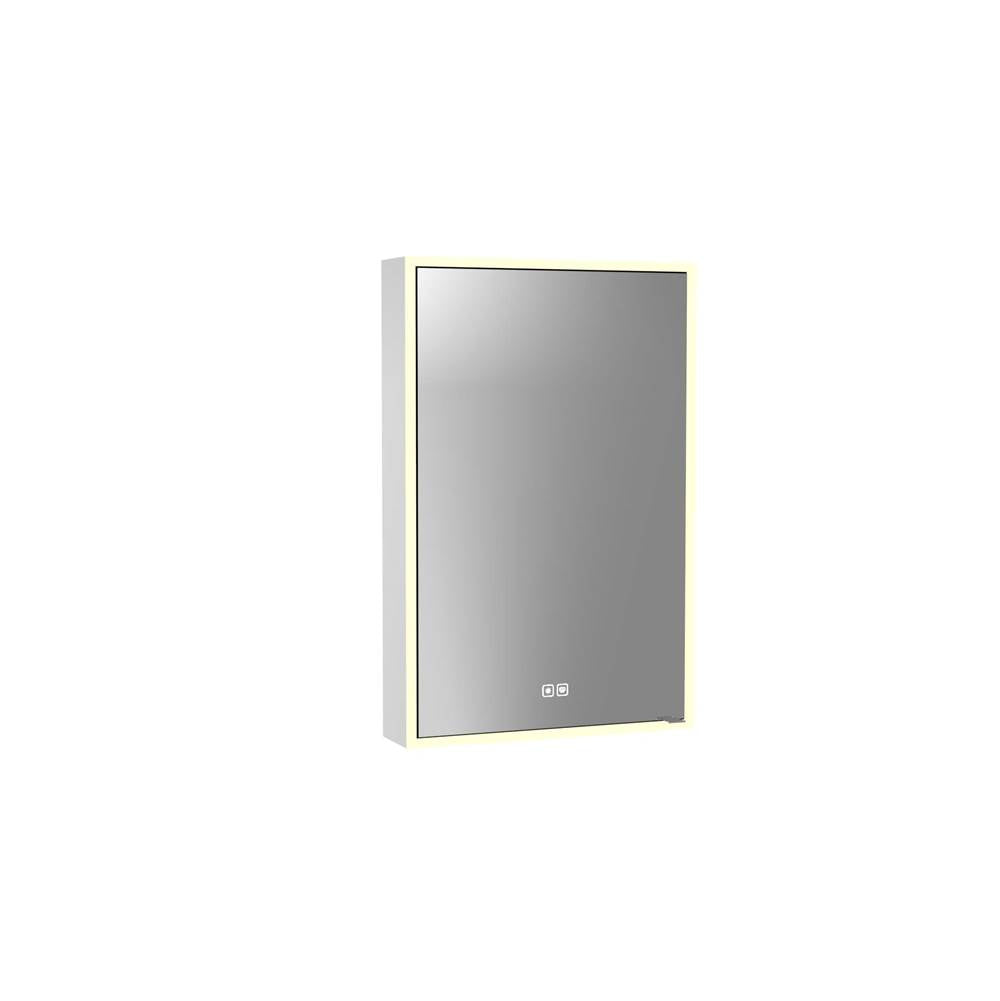 Madeli - Madeli Vanguard Lighted Mirrored Cabinet, Surface Mount, 20'' x 30'' x 4-3/4'', R Hinged, Mirror Side Kit, 2700/4000K Temperature, Deffoger, Dimmable, Three-direction Light Diffuser - Mirror