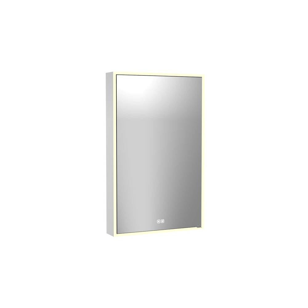 Madeli - Madeli Vanguard Lighted Mirrored Cabinet, Surface Mount, 24'' x 36'' x 4-3/4'', R Hinged, Mirror Side Kit, 2700/4000K Temperature, Deffoger, Dimmable, Three-direction Light Diffuser - Mirror