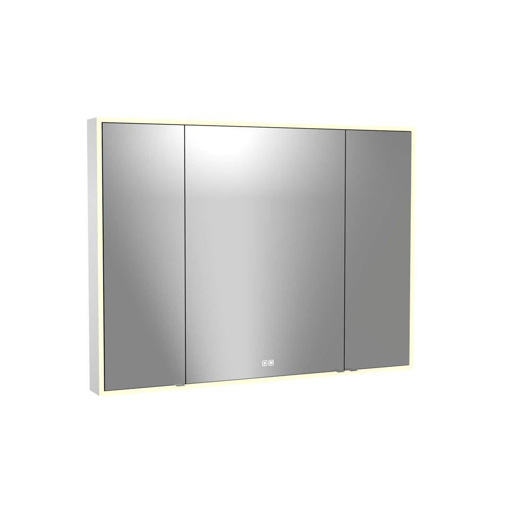 Madeli - Madeli Vanguard Lighted Mirrored Cabinet, Surface Mount, 48'' x 36'' x 4-3/4'', For Single Basin, Mirror Side Kit, 2700/4000K Temperature, Deffoger, Dimmable, Three-direction Light Diffuser - Mirror