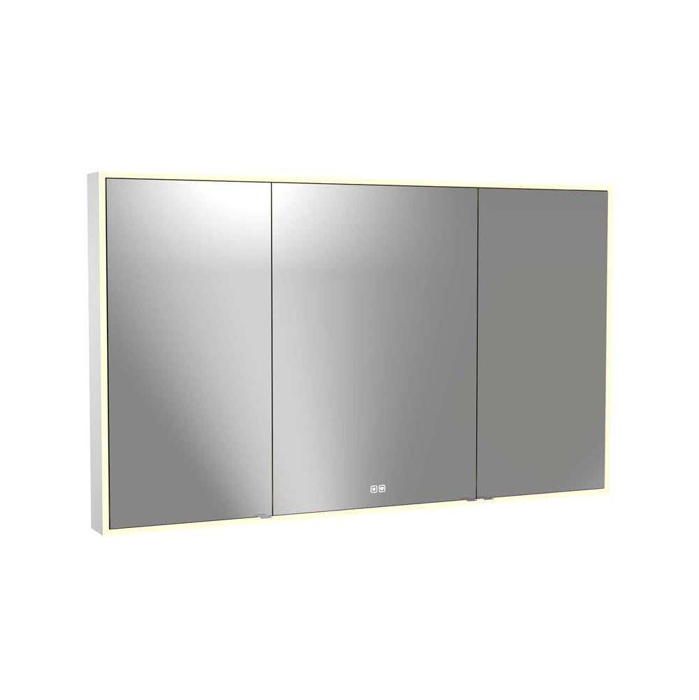 Madeli - Madeli Vanguard Lighted Mirrored Cabinet, Surface Mount, 60'' x 36'' x 4-3/4'', For Single Basin, Mirror Side Kit, 2700/4000K Temperature, Deffoger, Dimmable, Three-direction Light Diffuser - Mirror