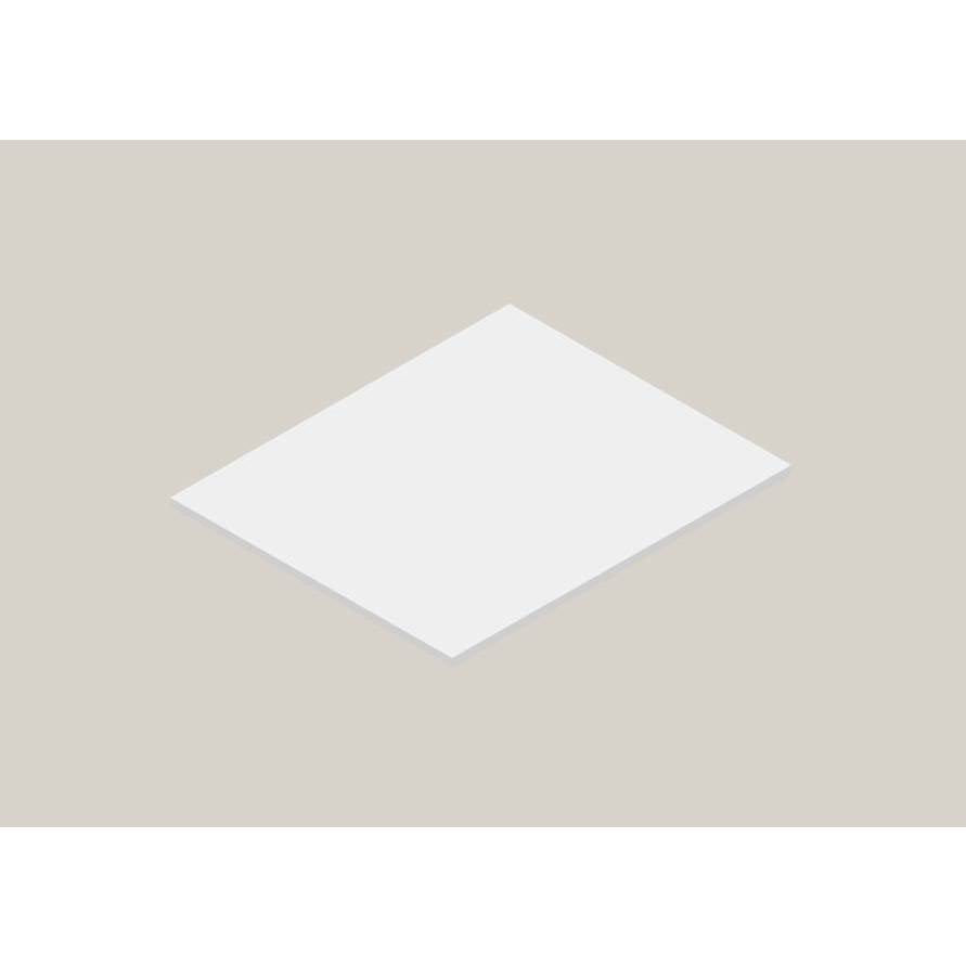 Madeli - Madeli X-Stone Countertop, 24'' x 22'' x 3/4'', No Cut-out, Glossy White - Glossy White
