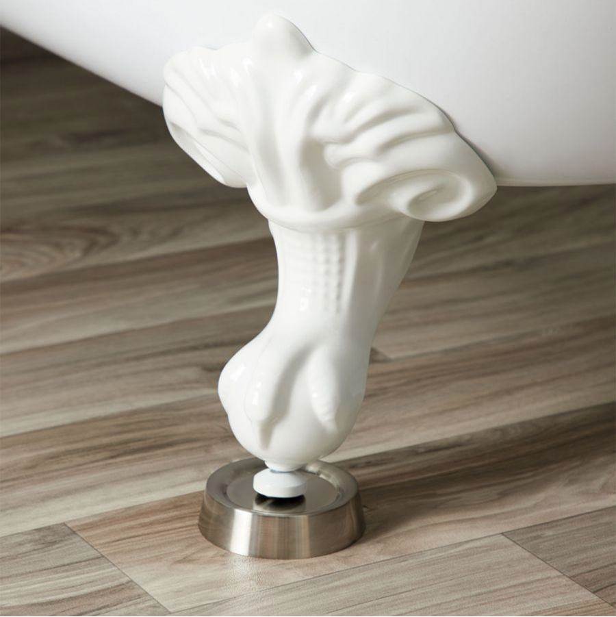 Maidstone - Clawfoot Tub Foot Coasters - Brushed Nickel