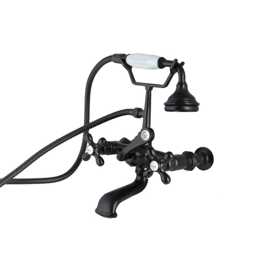 Maidstone - Wall Mount English Telephone Faucet - Classic Spout - Oil Rubbed Bronze