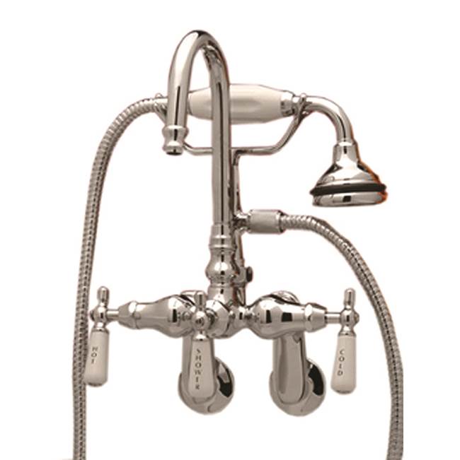 Maidstone - Tub Wall Mount English Telephone Faucet - Gooseneck Spout - Oil Rubbed Bronze