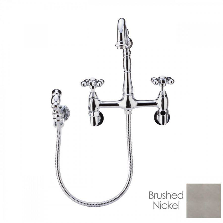 Maidstone - Audrey Wall Mount Kitchen Faucet - Brushed Nickel