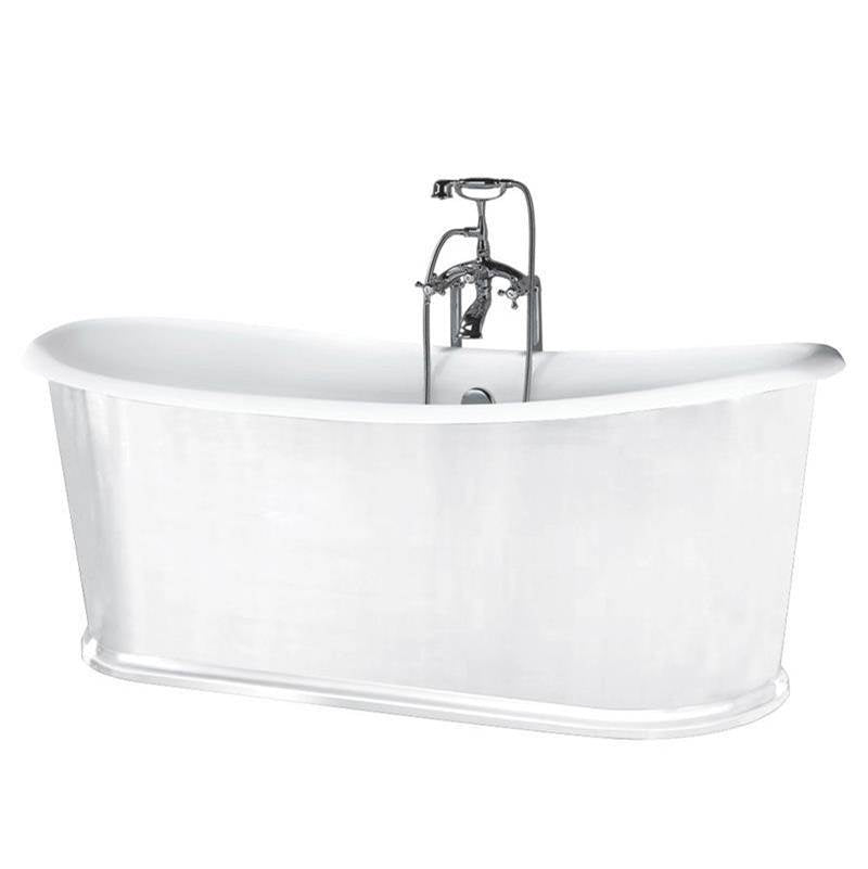 Maidstone - Rio Cast Iron Double Ended Skirted Tub - White