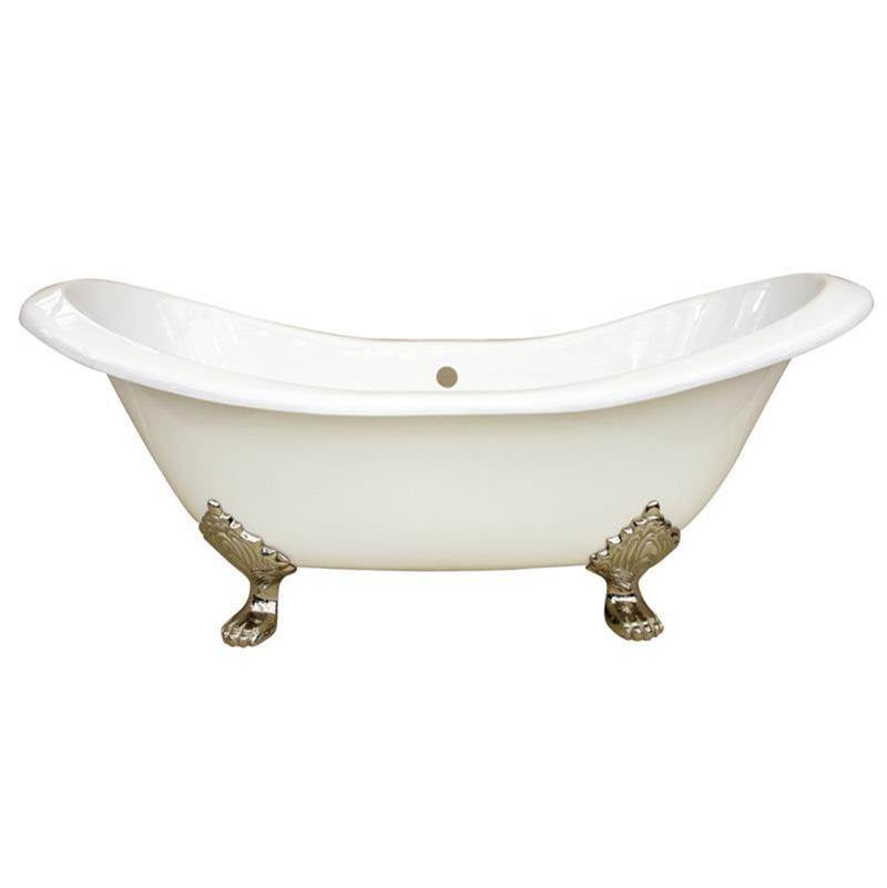 Maidstone - Ravelle Cast Iron Double Slipper Clawfoot Tub - Oil Rubbed Bronze