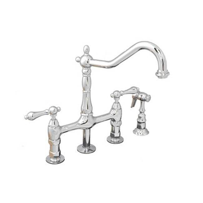 Maidstone - Adriana Sink Faucet - Bridge Style - Matte Black