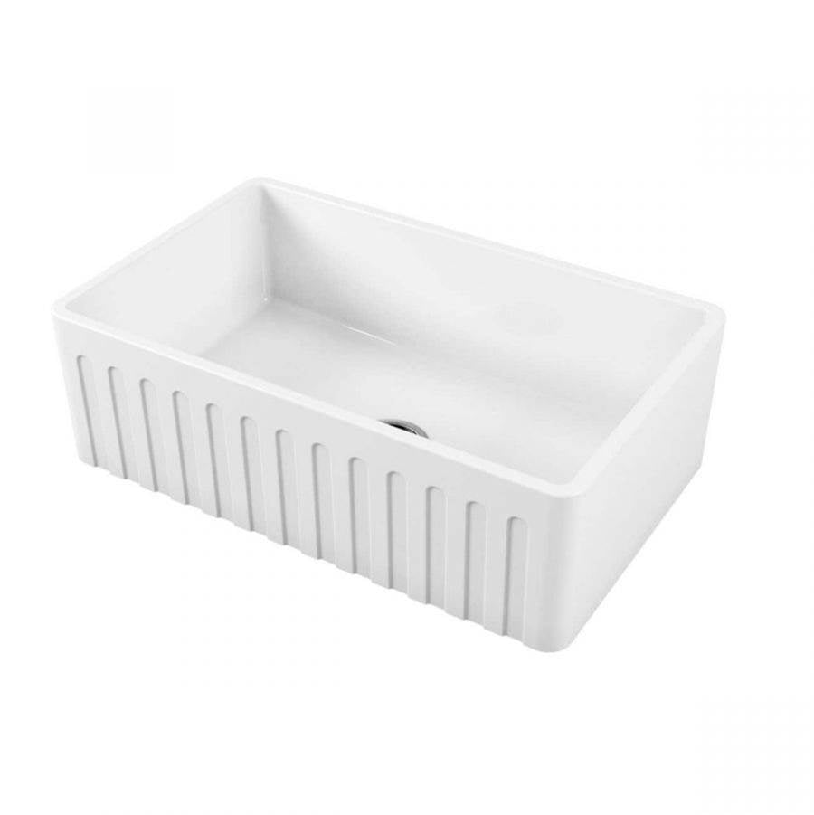 30 Inch Fireclay Farmhouse Sink
