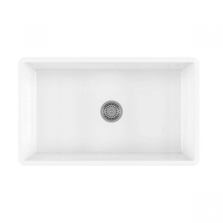 30 Inch Fireclay Farmhouse Sink