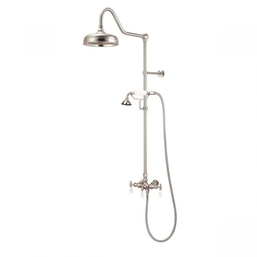 Maidstone - Exposed Bathroom Shower Set with Handshower - Brushed Nickel