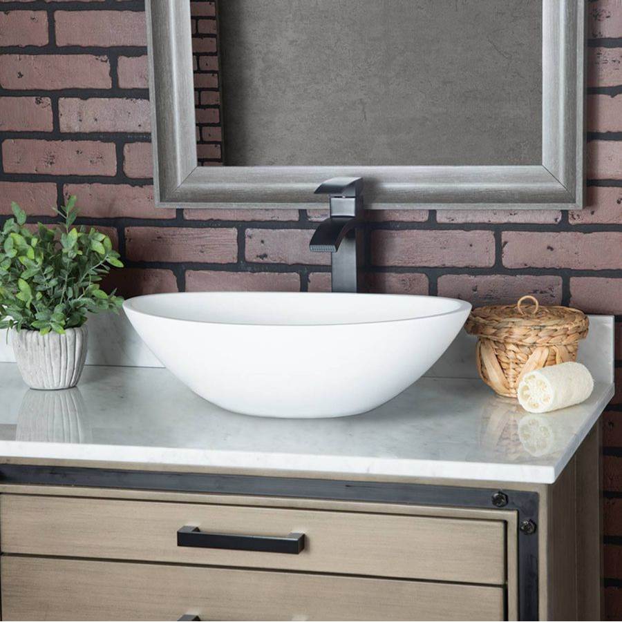 Maidstone - Eze MINERALCAST Vessel Sink - Matte White