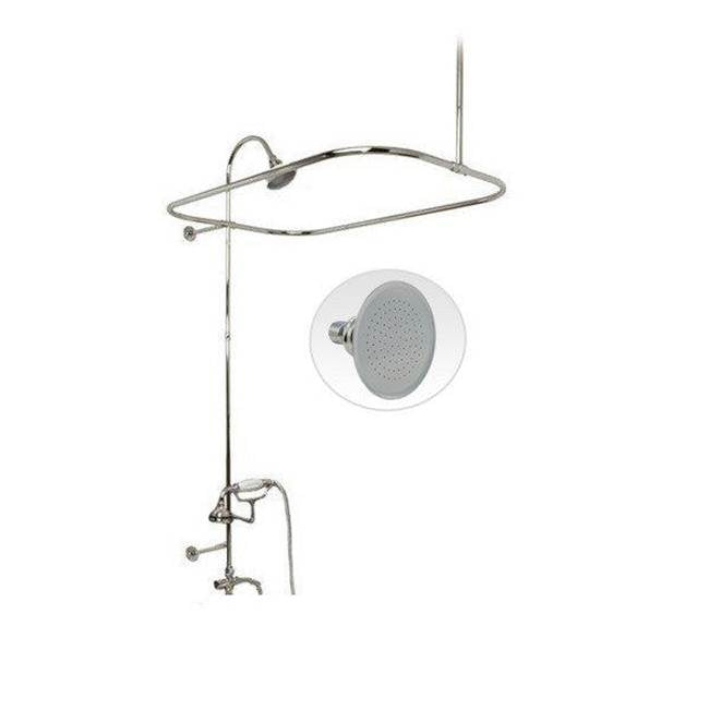 Maidstone - Clawfoot Tub Side Mount Shower Conversion Kit Shower Enclosure Kit - Oil Rubbed Bronze