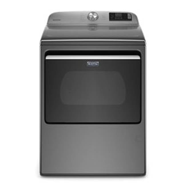 Maytag - 7.4 Cuft Gas Dryer W/Hamper - Metallic Slate