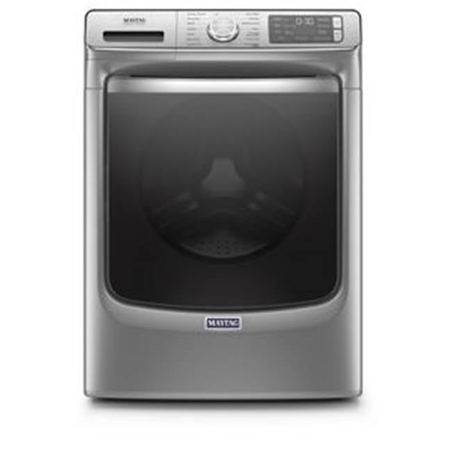 Maytag - 5.0 Cu. Ft., 14 Cycles, 13 Options, 5 Temperatures, 1200 Rpm, Heater, Steam, 24 Hr. Fresh Holdâ, Extra Power Button, Optimal Dose Dispense - Metallic Slate
