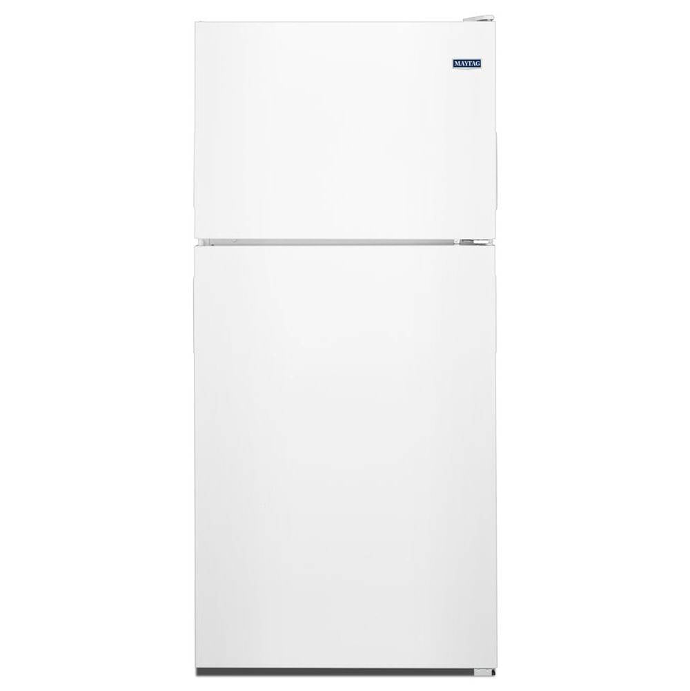 Maytag - 33-Inch Wide Top Freezer Refrigerator with PowerCold Feature- 21 Cu. Ft. - White