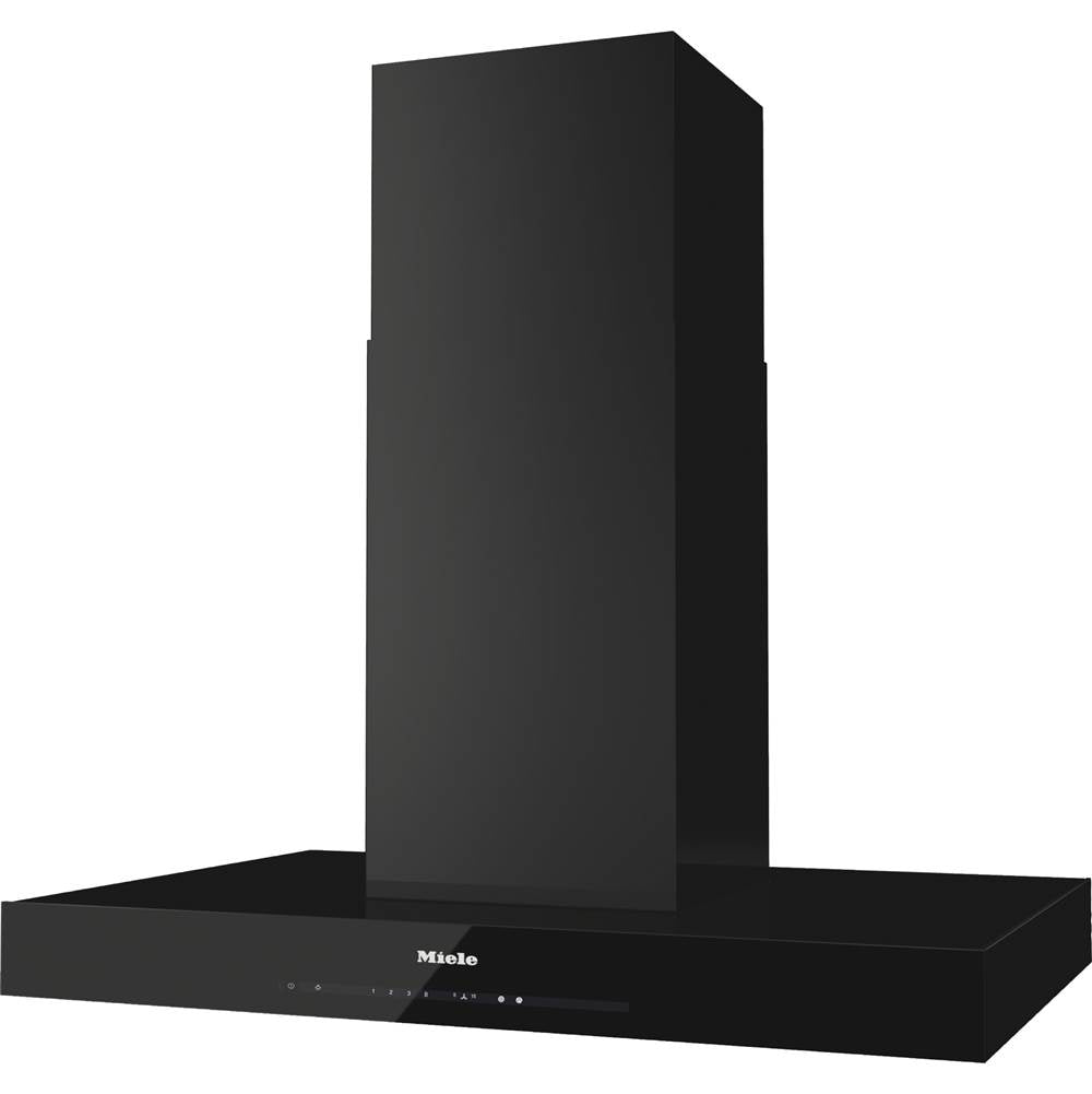 Miele - DA 6698 D Purist. Ed.6000 - 36'' Chimney Island Hood 625 CFM (Obsidian Black) - Obsidian Black