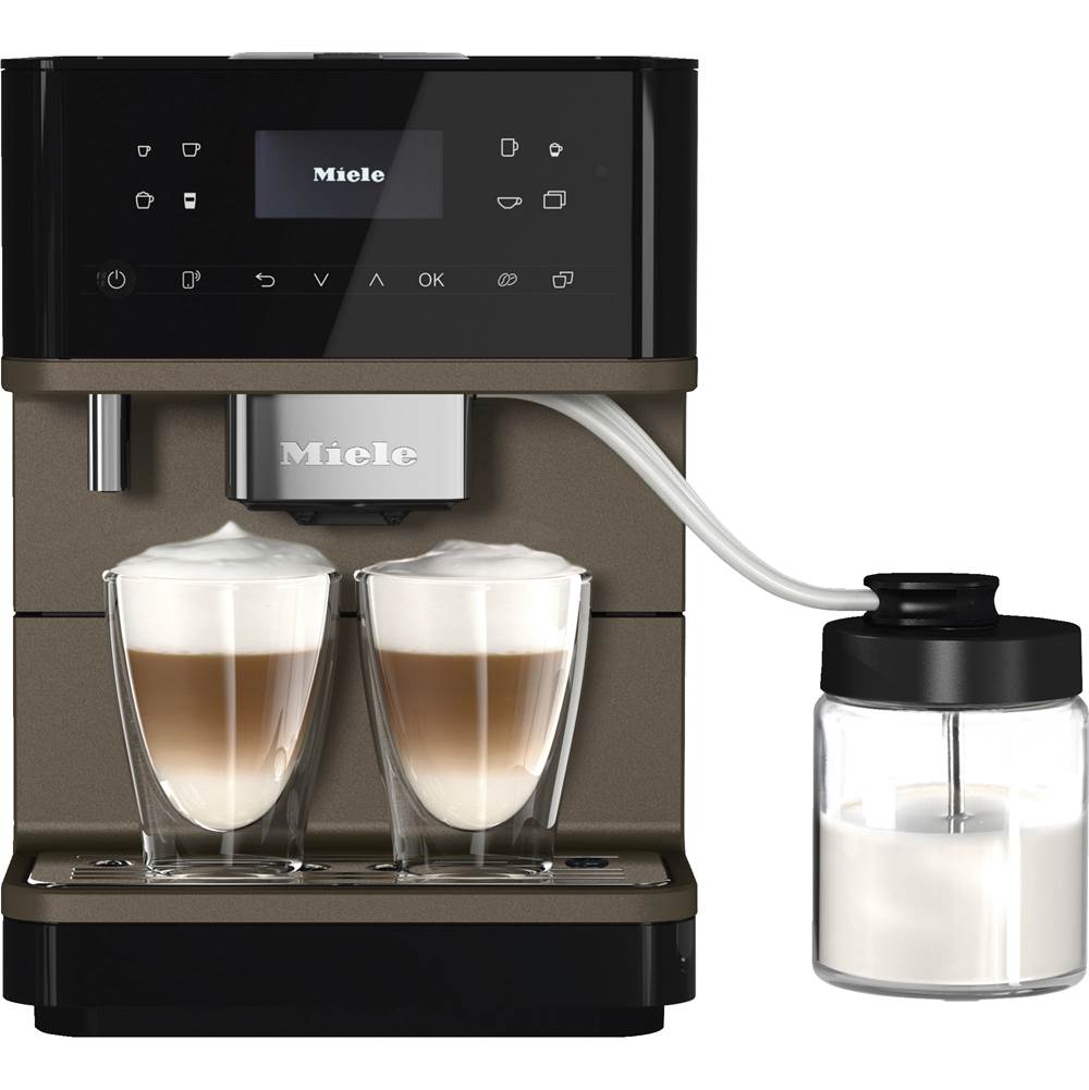 Miele - CM 6360 MilkPerfection Obsid.Bronze P Countertop Coffee Machine - Obsidian Black Bronze Pearl
