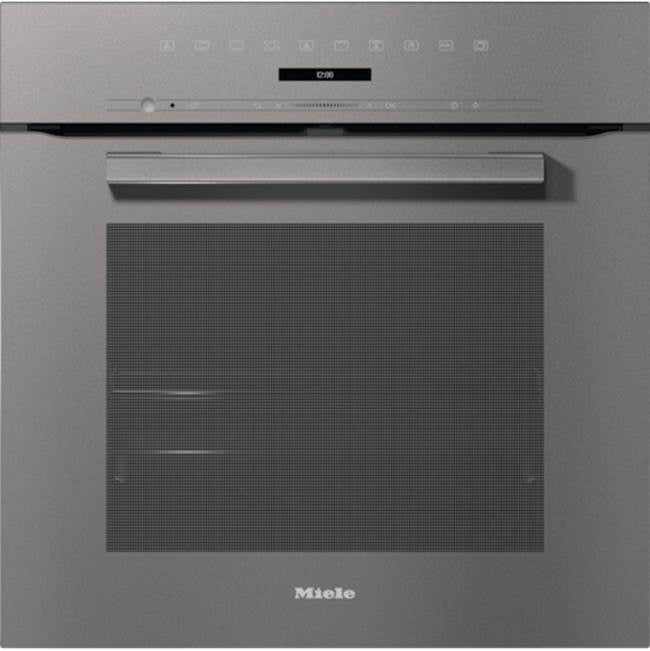 Miele - H 7263 BP - 24'' VitroLine Single Oven DirectSensor S (Graphite Grey) - Graphite Gray