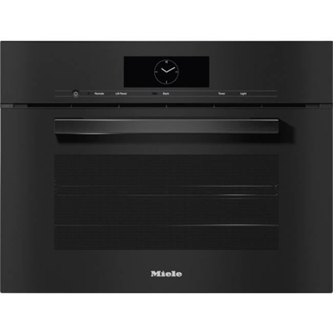 Miele - DGC 7840 AM - 24'' VitroLine Combi Steam MTouch (Obsidian Black) - Obsidian Black