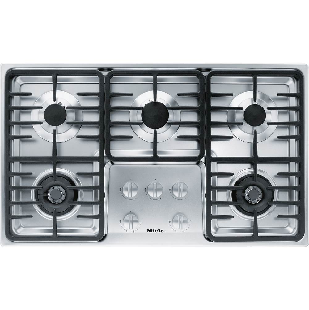 Miele - KM 3475 LP - 36'' Cooktop Linear Grates LP (Stainless Steel)