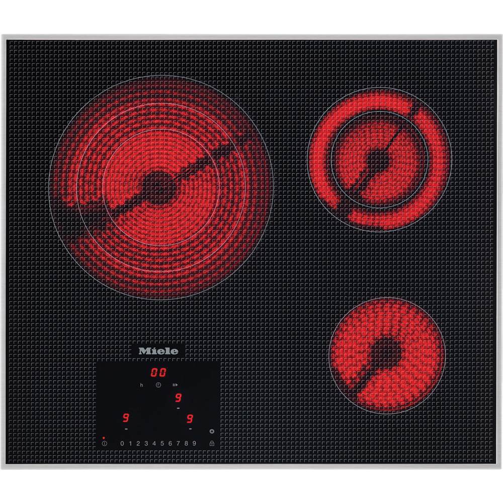 Miele - KM 5820 240V - 24'' Electric Cooktop 240 V SS Touch control