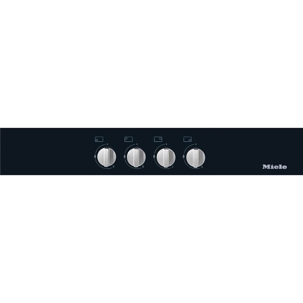 KM 3010 G - 24'' Cooktop on Black Glass Cooktop Nat Gas (Stainless Steel)