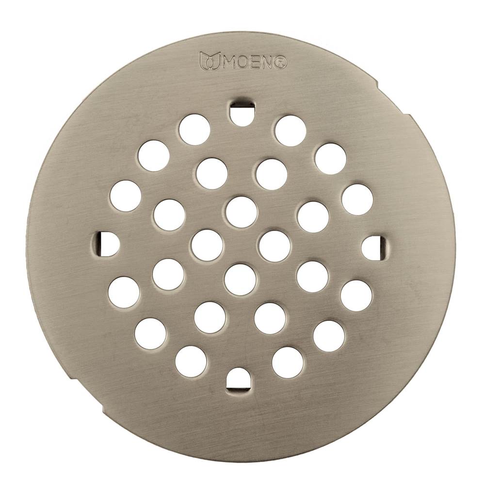 4-1/4-Inch Snap-In Shower Drain Cover, Brushed Gold