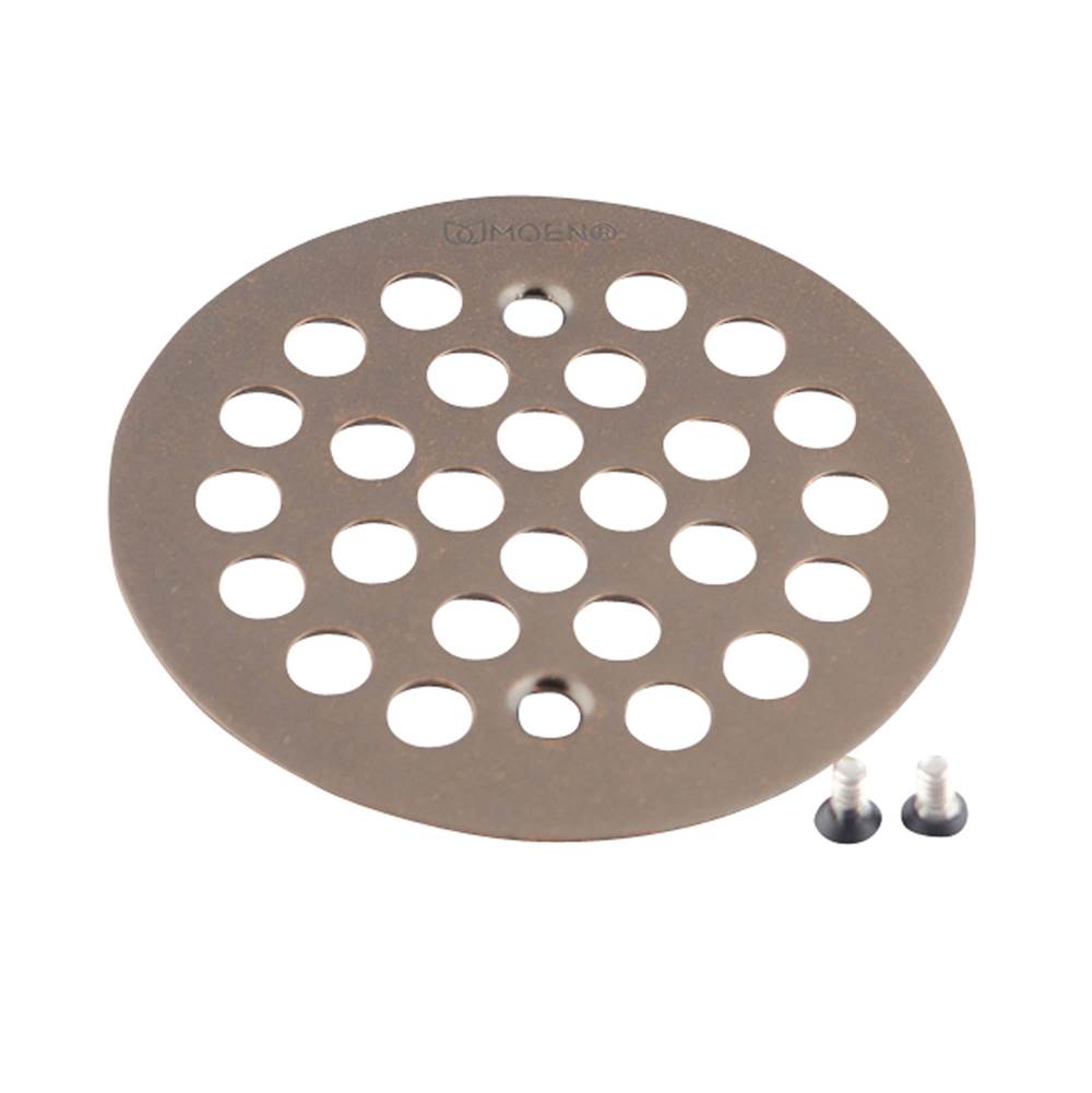4-1/4-Inch Screw-In Shower Strainer, Brushed Gold