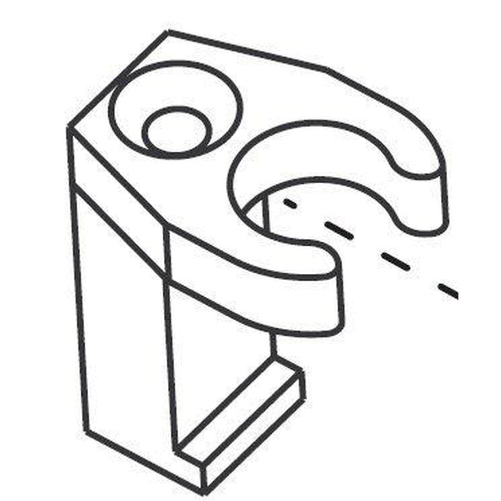 Moen - LIFT ROD GUIDE ASCR LAV - Unfinished