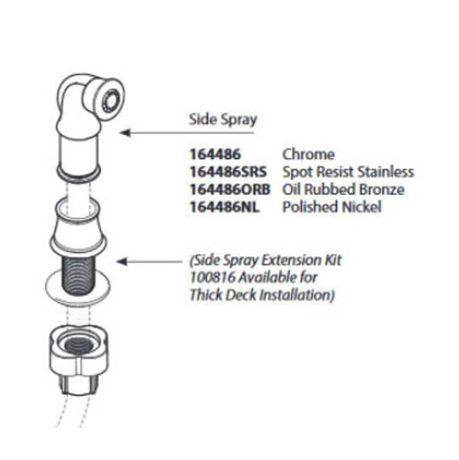 Moen - SIDESPRAY SRS - Spot Resist Stainless