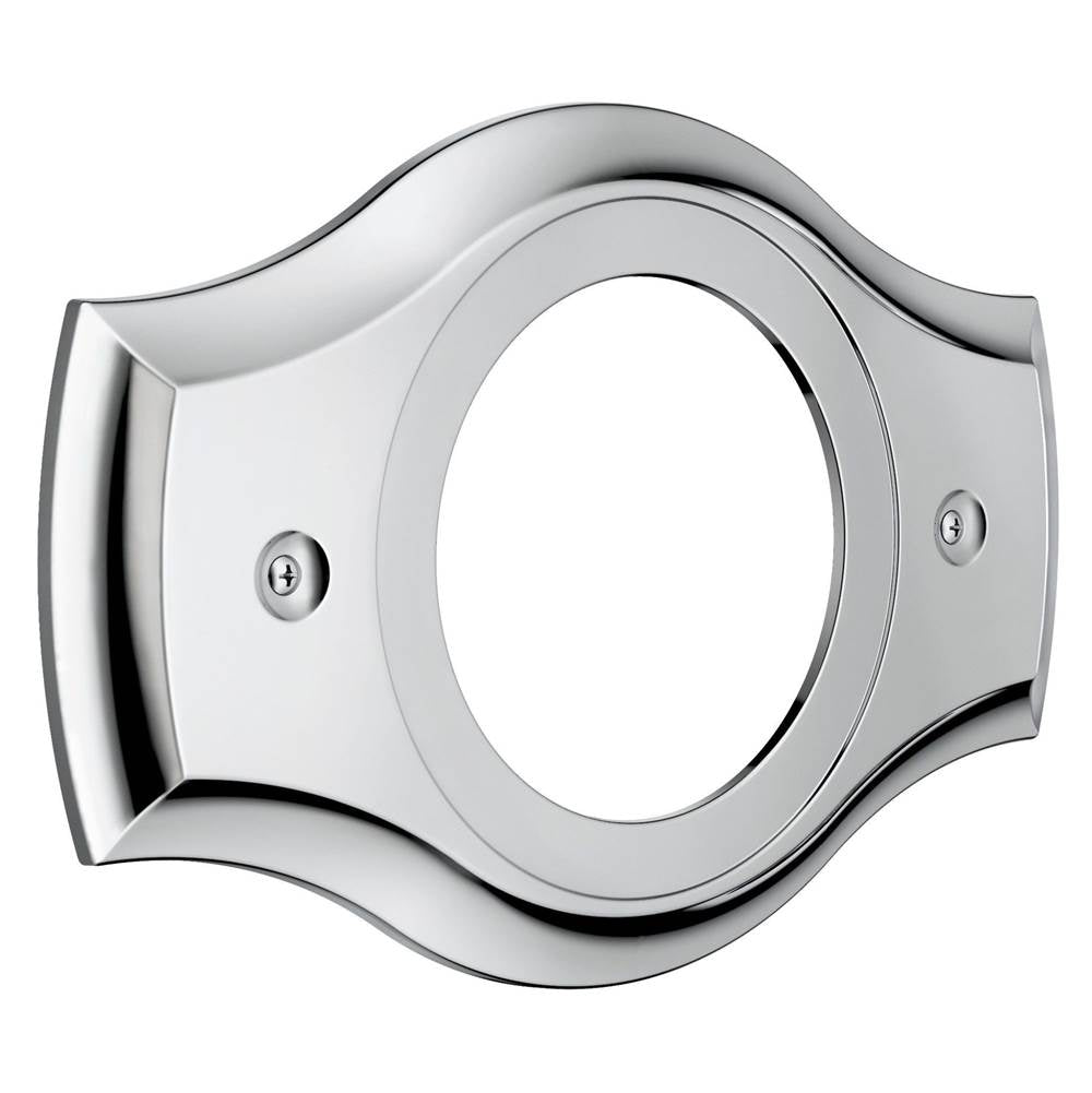 Remodeling Shower Cover Plate for 3-Handle to 2-Handle Shower Updates, Chrome