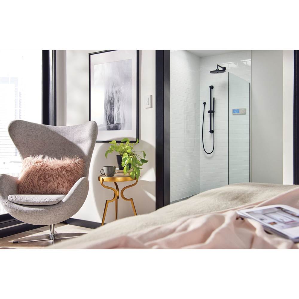 Waterhill 10-Inch Single Function Rainshower Showerhead with Immersion Rainshower Technology, Chrome