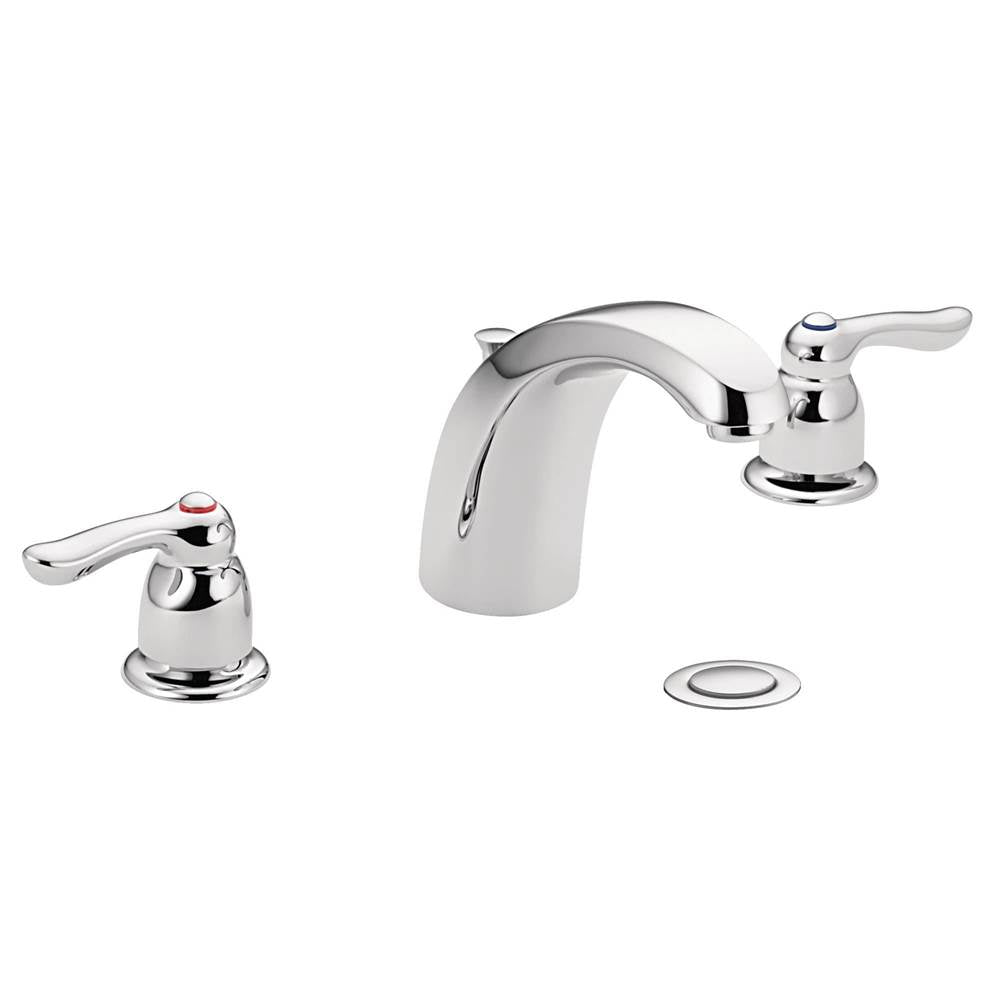 Chateau Two-Handle Low Arc Centerset Bathroom Faucet, Chrome