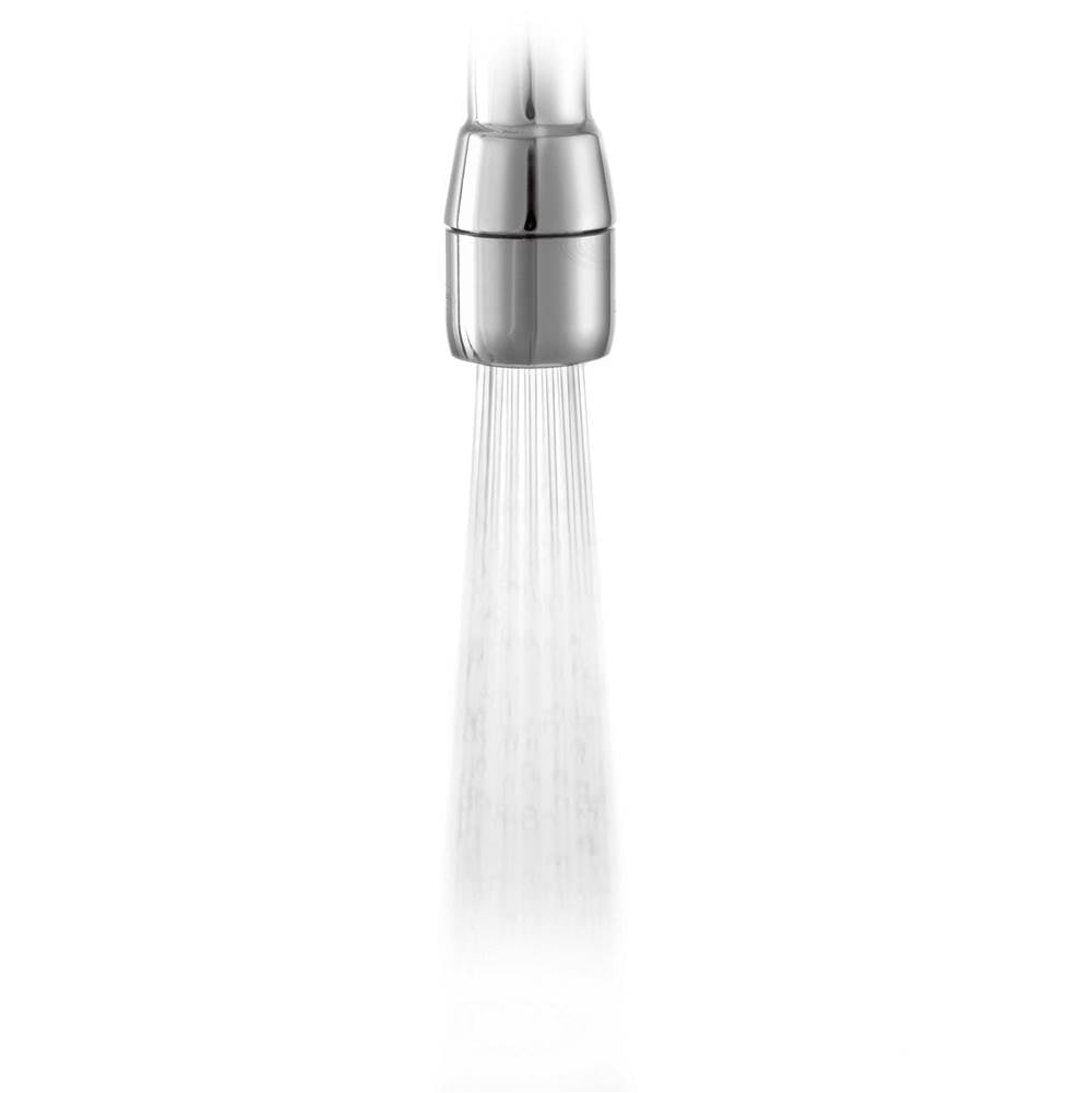 Chrome rosetta spray aerator