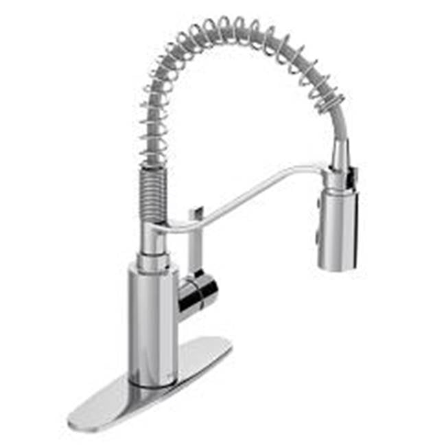 Moen - Chrome One-Handle Pulldown Kitchen Faucet - Chrome