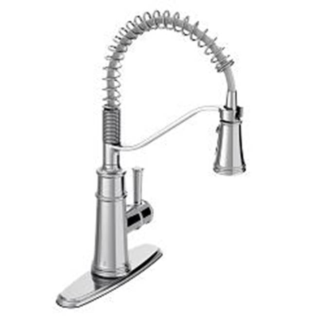 Moen - Chrome One-Handle Pulldown Kitchen Faucet - Chrome
