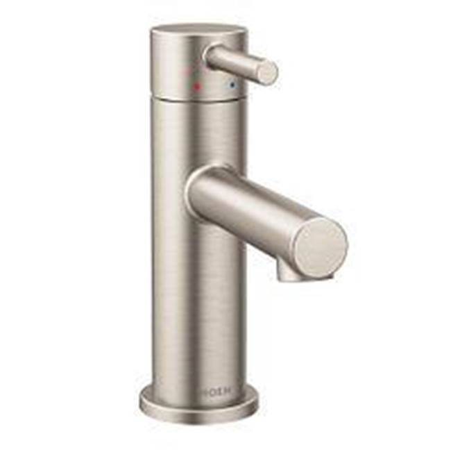 Moen - Brushed nickel one-handle bathroom faucet - Brushed Nickel
