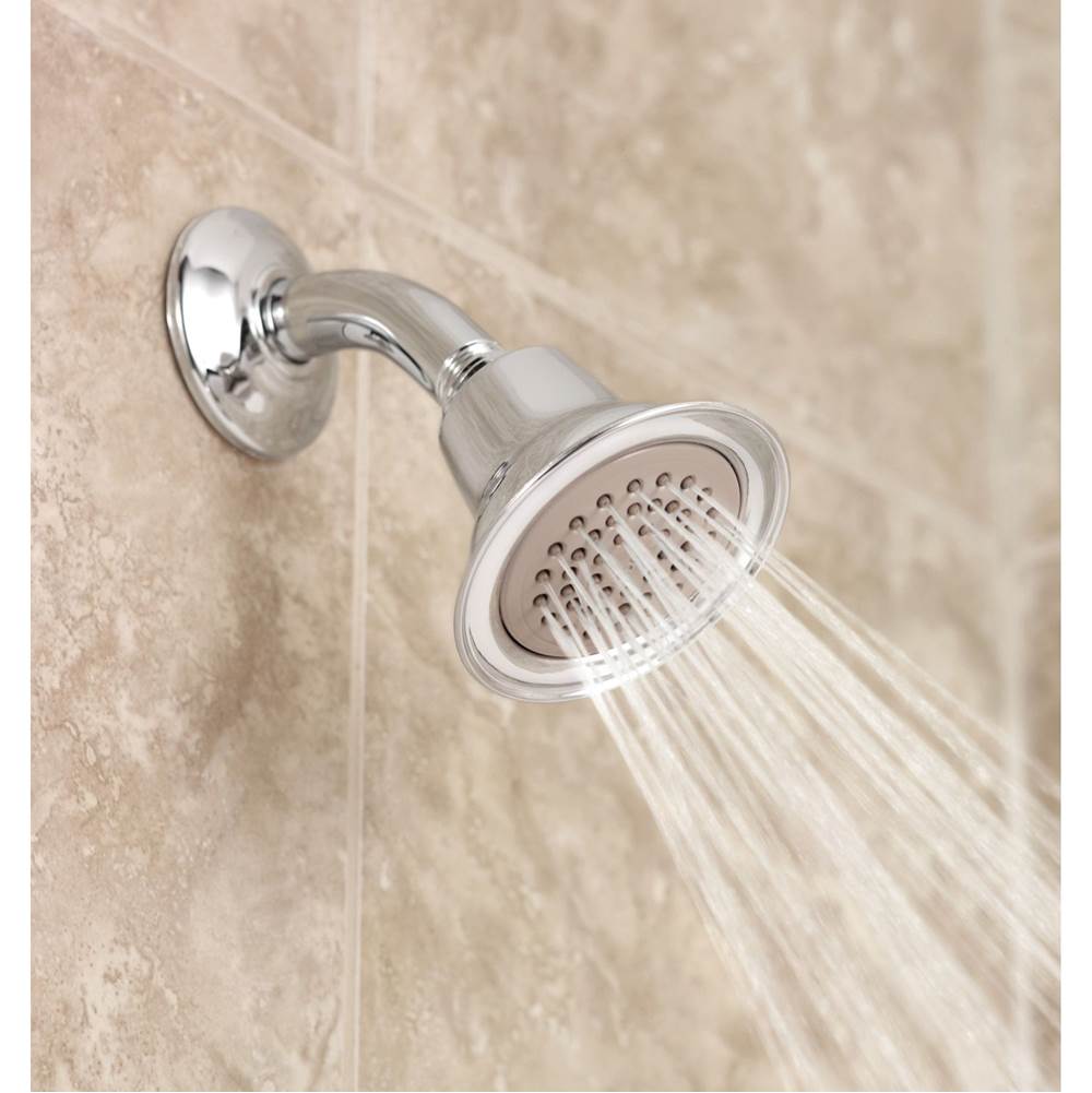 One-Function 3-1/2'' Diameter Shower Head, Chrome