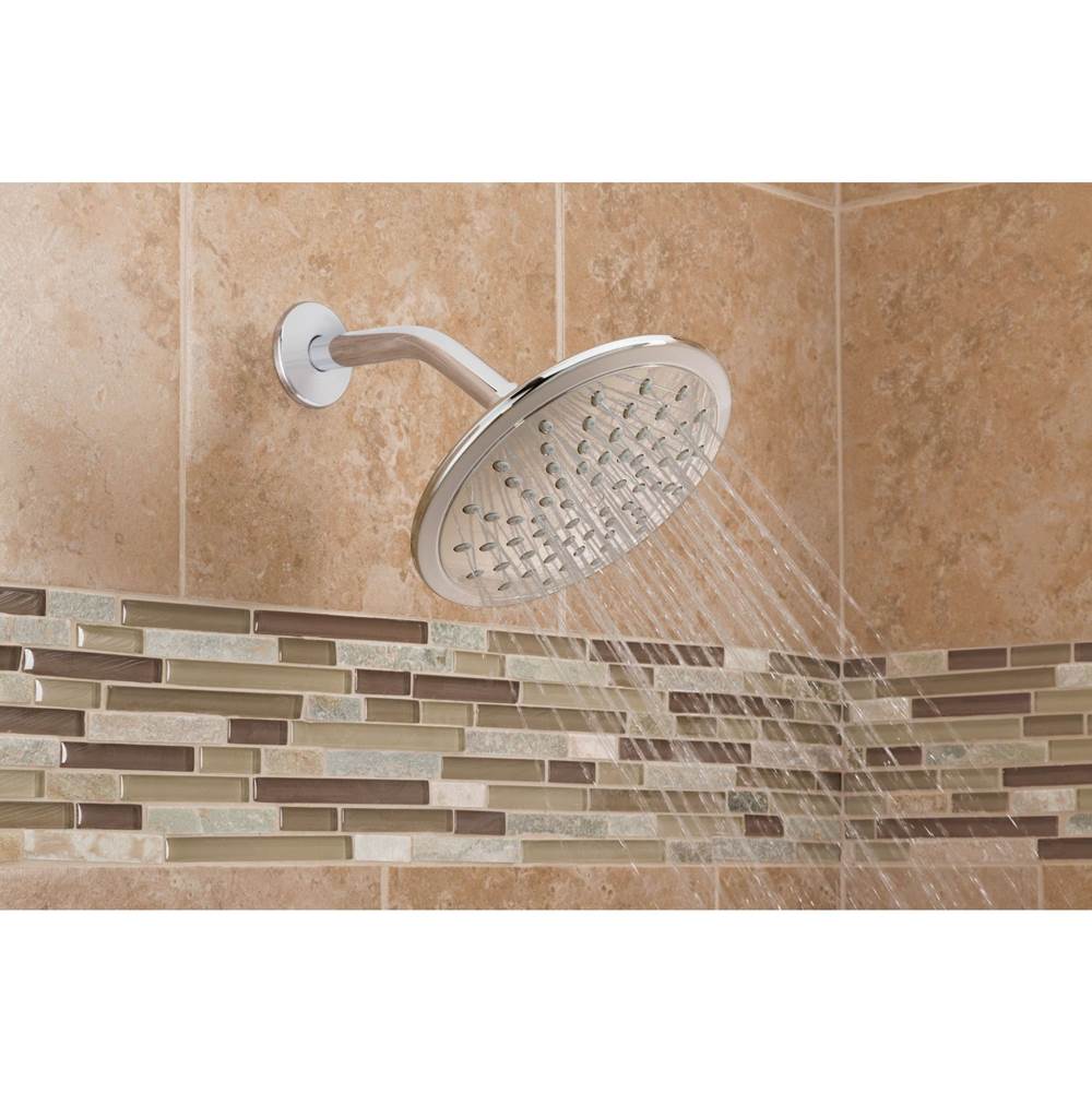 Eco-Performance 1-Spray 8 in. Rainshower Showerhead Featuring Immersion in Chrome