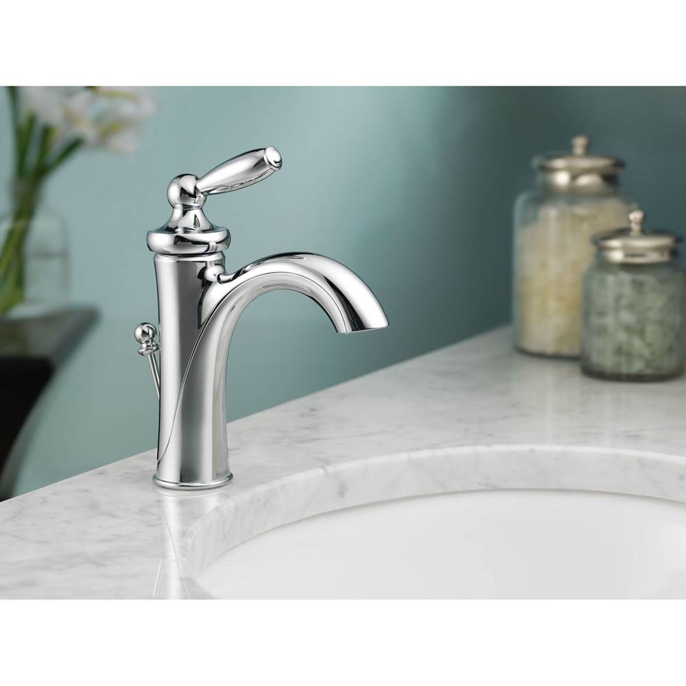 Brantford One-Handle Traditional Bathroom Sink Faucet with Available Vessel Sink Extension Kit, Chrome