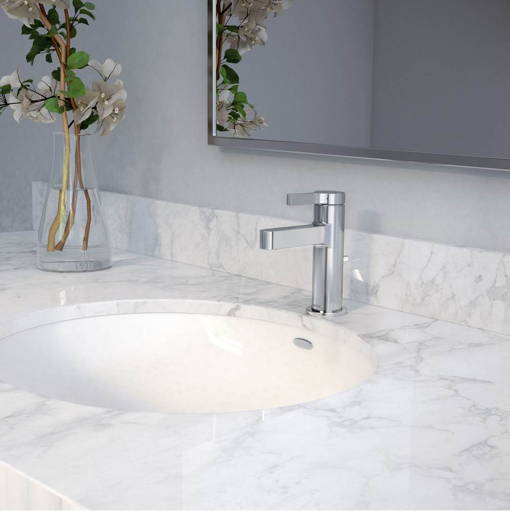 Vichy One-Handle Single Hole Modern Bathroom Faucet, Chrome