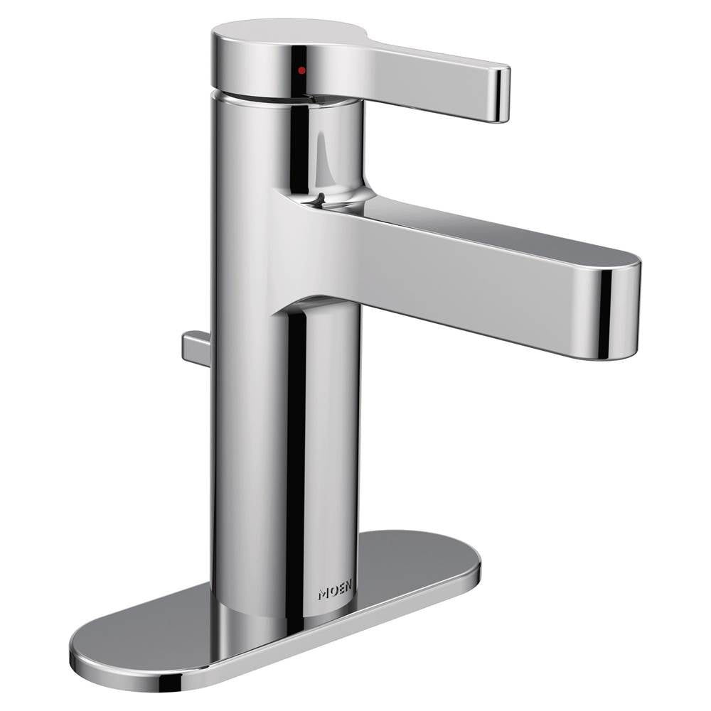 Vichy One-Handle Single Hole Modern Bathroom Faucet, Chrome