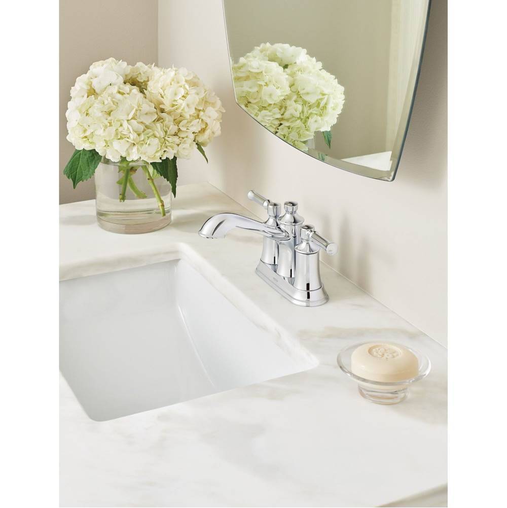Dartmoor Two-Handle Low arc Bathroom Faucet, Chrome