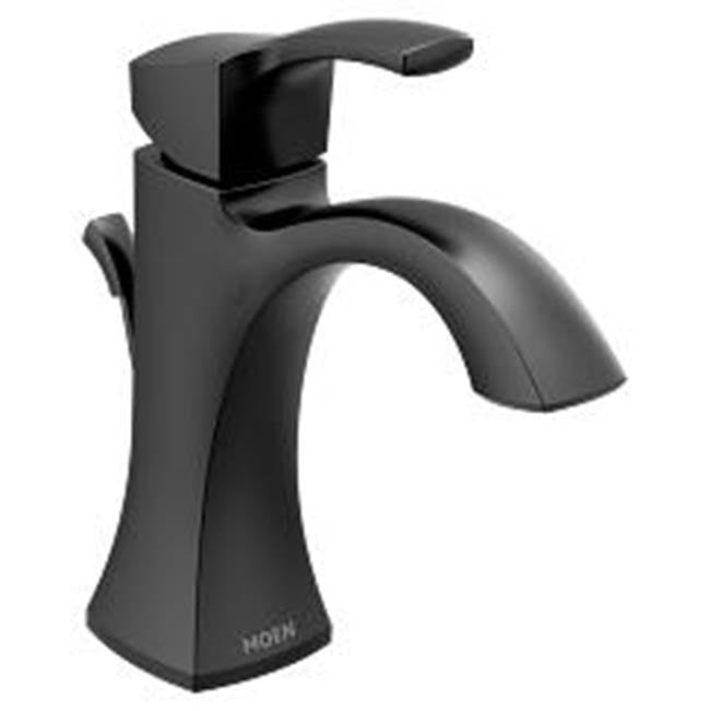 Moen - Matte black one-handle bathroom faucet - Matte Black