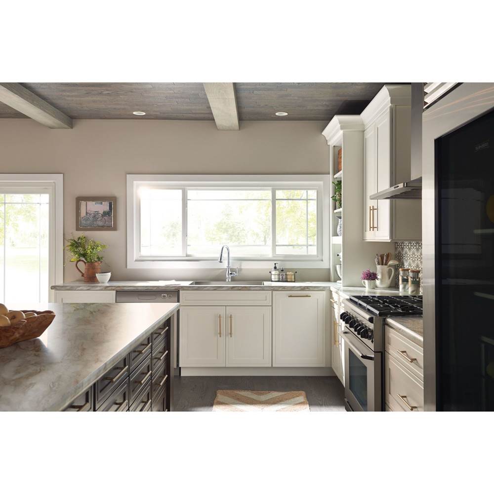 Brantford One-Handle Pulldown Kitchen Faucet Featuring Power Boost and Reflex, Chrome