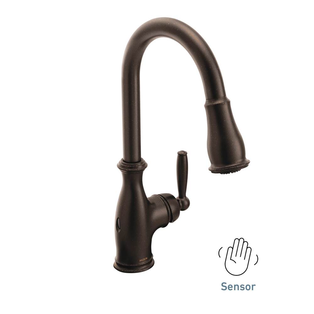 Moen Brantford Motionsense Wave Touchless One-Handle Pulldown Kitchen Faucet Featuring Reflex, Chrome ()