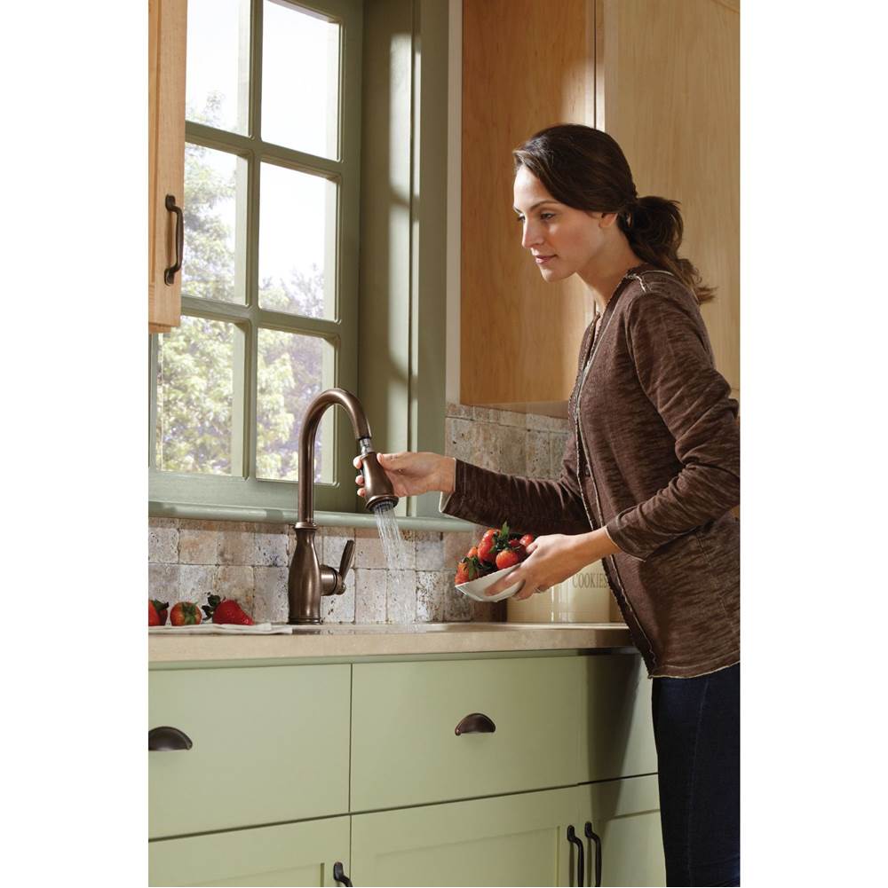 Brantford One-Handle Pulldown Kitchen Faucet Featuring Power Boost and Reflex, Chrome