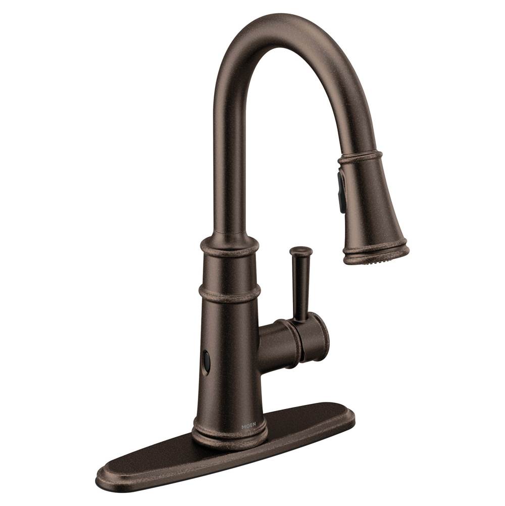Belfield Touchless 1-Handle Pull-Down Sprayer Kitchen Faucet with MotionSense Wave and Power Clean in Oil Rubbed Bronze